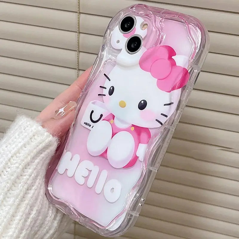 Hello Kitty Clear Pink Phone Case