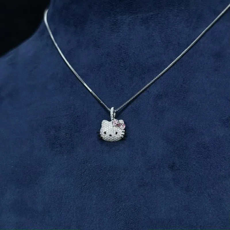 Hello Kitty Rhinestone Necklace