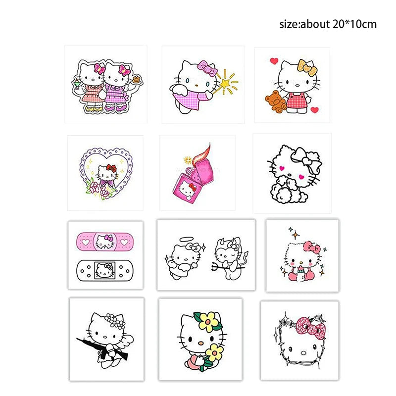 Sanrio Kawaii Tattoo Stickers